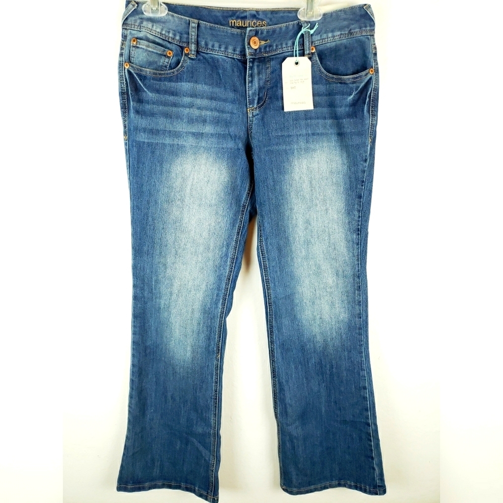 NWT Maurices Boot Cut Jeans 7/8 Short